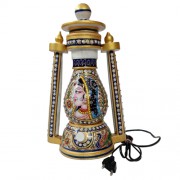 Marble Handicrafts Night Lantern Rajasthani Craft 8"